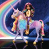 Ugoden set: Unicorn Academy svetlobna Wildstar 28 cm in Sophia 24 cm + ogrlica s prstanom