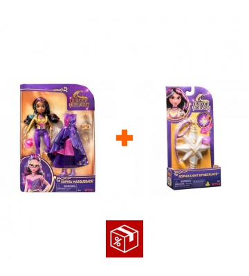 Ugoden set: Unicorn Academy deluxe lutka Sophia 24 cm + ogrlica s prstanom