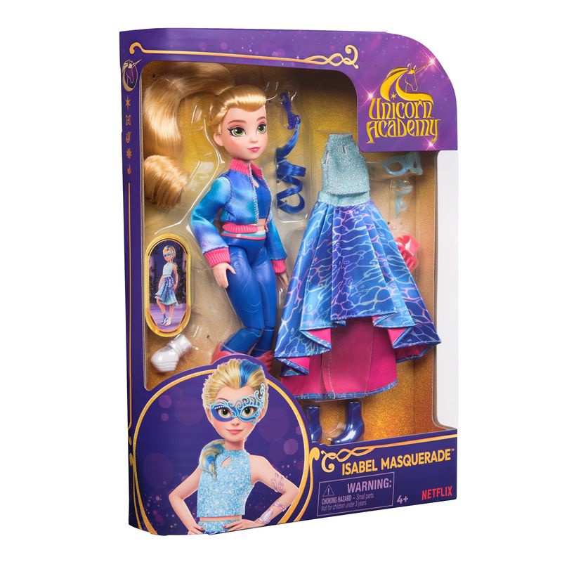 Paket ugodnosti: Unicorn Academy deluxe punčka Isabel 24 cm + ogrlica s prstanom