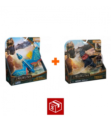 Poceni set: Kako izuriti svojega zmaja Smrtonosni gadji zmaj z izstrelkimi puščicami + Gronckle in Škilek