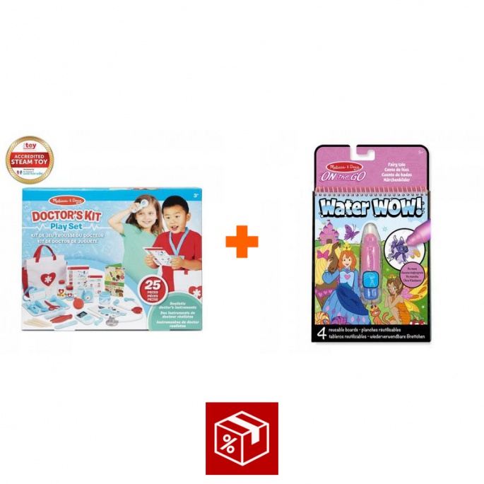 PROMOCIJA: Igra zdravnika Melissa & Doug + WOW vodna magija pravljice BREZPLAČNO