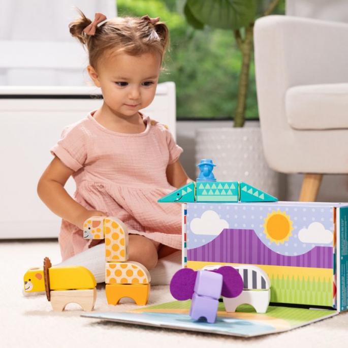 AKCIJA: Melissa & Doug Blockables safari konstrukcija + brezplačne vodne pravljice