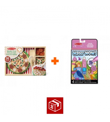 POSEBNA PONUDBA: Melissa & Doug set za pizzaparty + Water WOW pravljice z vodnimi čarovnijami BREZPLAČNO