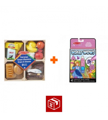 AKCIJA: Melissa & Doug jedilni set + Water WOW čaranje z vodo pravljice BREZPLAČNO