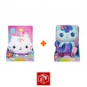 Ugoden set: Gabby’s Dollhouse Cakey plišasta igrača z zvoki + Mercat plišasta igrača s funkcijo