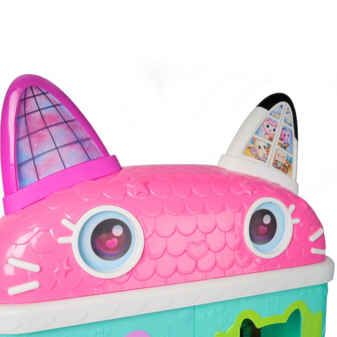 Paket: Velika hiša iz filma Gabby’s Dollhouse + Sobica - Kuhinja