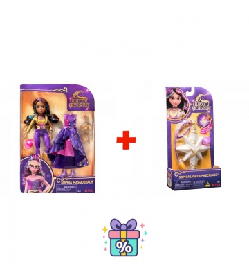 Ugoden set: Unicorn Academy deluxe lutka Sophia 24 cm + ogrlica s prstanom
