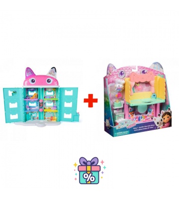 Izredni set: Gabby’s Dollhouse iz filma: velika hiša iz filma + kuhinjica za veliko hišo