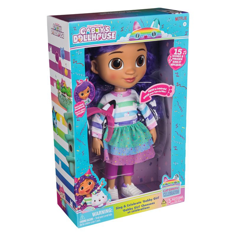 AKCIJA: Gabby’s Dollhouse velika hiša zabave + interaktivna lutka + ušeska BREZPLAČNO