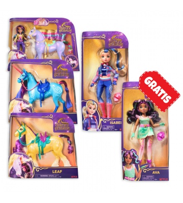 Set Unicorn Academy: velike figure Wildstar, Sophia, River, Leaf, Isabel + Ava BREZPLAČNO