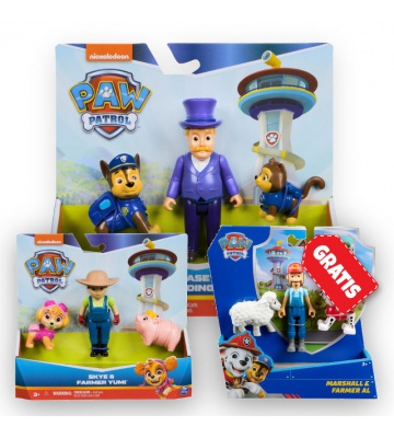 AKCIJA: Paw Patrol Humdinger in Chase + Yumi in Skye + Marshal in kmet Al BREZPLAČNO