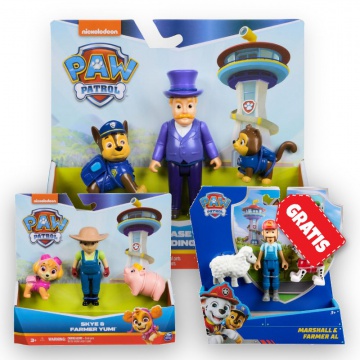 AKCIJA: Paw Patrol Humdinger in Chase + Yumi in Skye + Marshal in kmet Al BREZPLAČNO