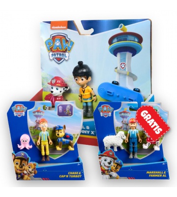 AKCIJA: Paw Patrol Danny X in Marshall + Chase in Turbot + Marshal in kmet Al BREZPLAČNO