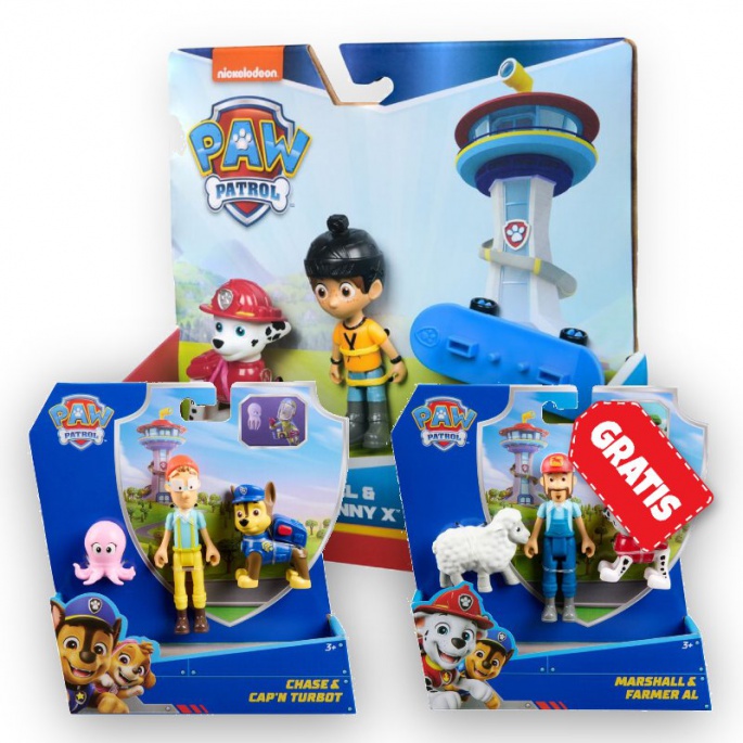AKCIJA: Paw Patrol Danny X in Marshall + Chase in Turbot + Marshal in kmet Al BREZPLAČNO