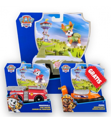 AKSIJA: Osnovna vozila Paw Patrol Tracker + Marshall + Zuma BREZPLAČNO