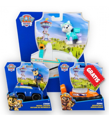 AKCIJA: Paw Patrol osnovna vozila Everest + Chase + Zuma BREZPLAČNO