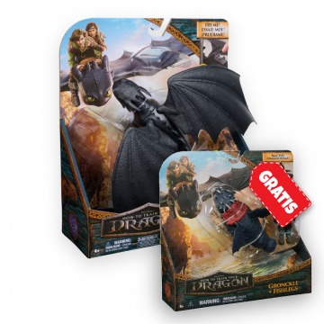 Ugodni set: Kako izuriti svojega zmaja Brezzobi z zvoki + Gronckle in Škilek