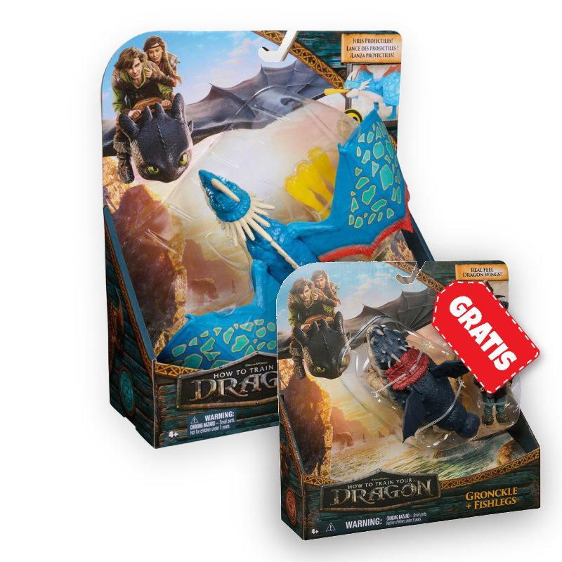 Poceni set: Kako izuriti svojega zmaja Smrtonosni gadji zmaj z izstrelkimi puščicami + Gronckle in Škilek