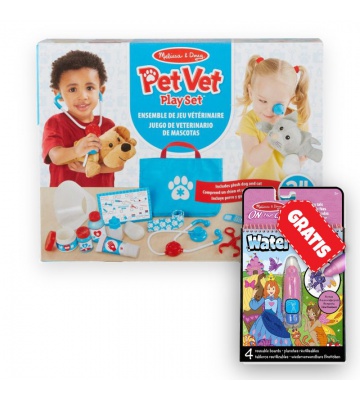 PROMOCIJA: Melissa & Doug igra veterinar + WOW čarobne pravljice z vodo BREZPLAČNO