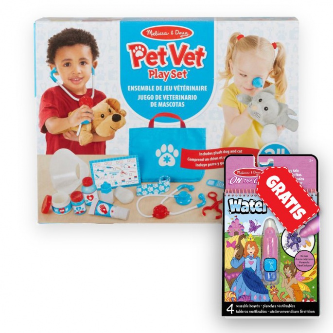 PROMOCIJA: Melissa & Doug igra veterinar + WOW čarobne pravljice z vodo BREZPLAČNO