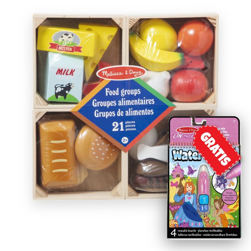 AKCIJA: Melissa & Doug jedilni set + Water WOW čaranje z vodo pravljice BREZPLAČNO