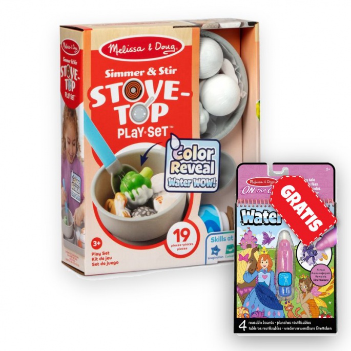 AKCIJA: Melissa & Doug Water WOW barvanje z vodo cvrtje + pravljice z vodo BREZPLAČNO