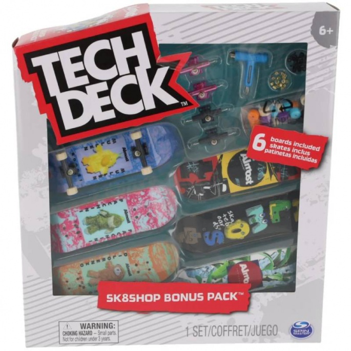 Tech Deck skateshop 6 kosov s dodatki Almost