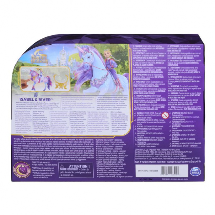 Unicorn Academy Isabel in svetleči River 11 cm