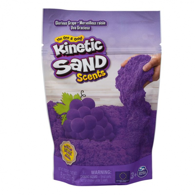 Kinetic Sand paket zvončkov z vonjavami grozdja