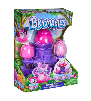 Hatchimals Bloomables cvetlični igralni set 3 figure