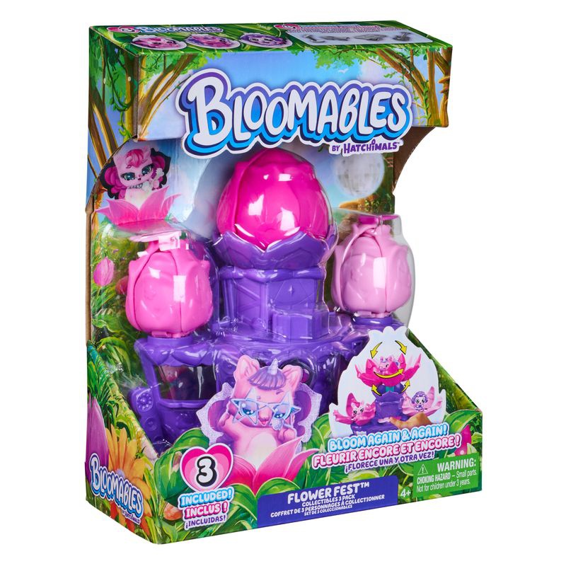 Hatchimals Bloomables cvetlični igralni set 3 figure