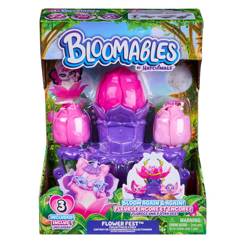 Hatchimals Bloomables cvetlični igralni set 3 figure