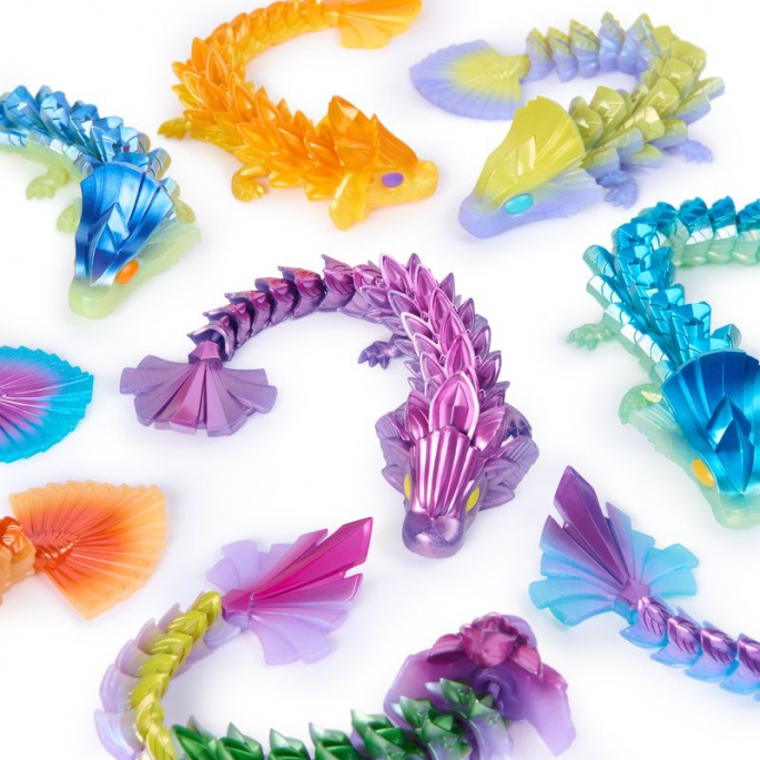 CrystaLynx Dragons upogljiv Zmaj 22 cm