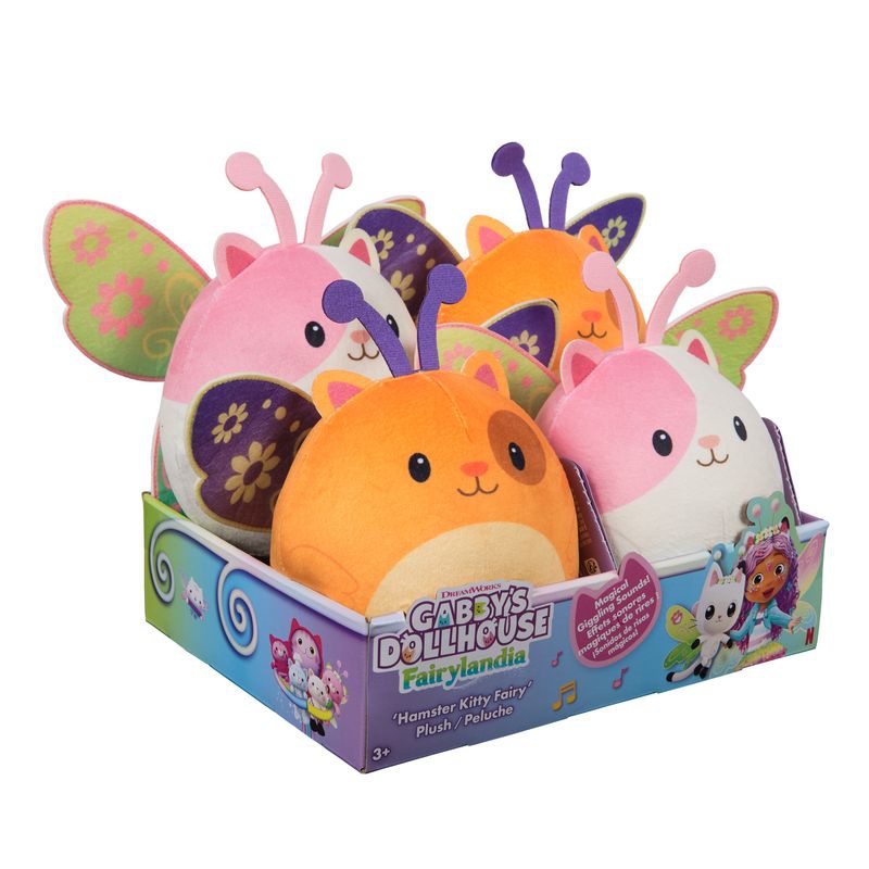 Gabijina mačja hišica plišasta hrček oranžna z zvoki 14 cm