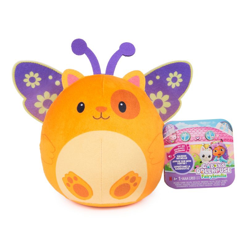 Gabijina mačja hišica plišasta hrček oranžna z zvoki 14 cm