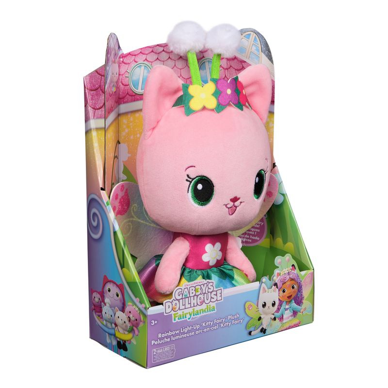 Gabijina mačja hišica plišasta vila z lučmi in zvoki 30 cm