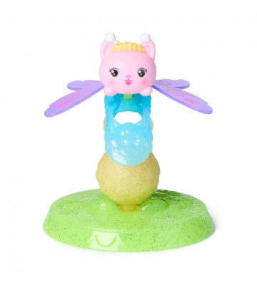 Gabijina mačja hišica prstan s figurico Kitty Fairy