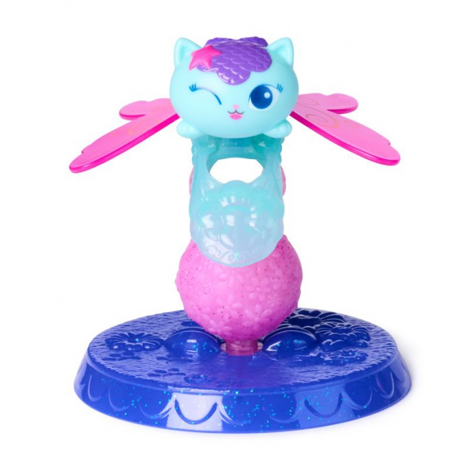 Gabijina mačja hišica prstan s figurico Sirenka