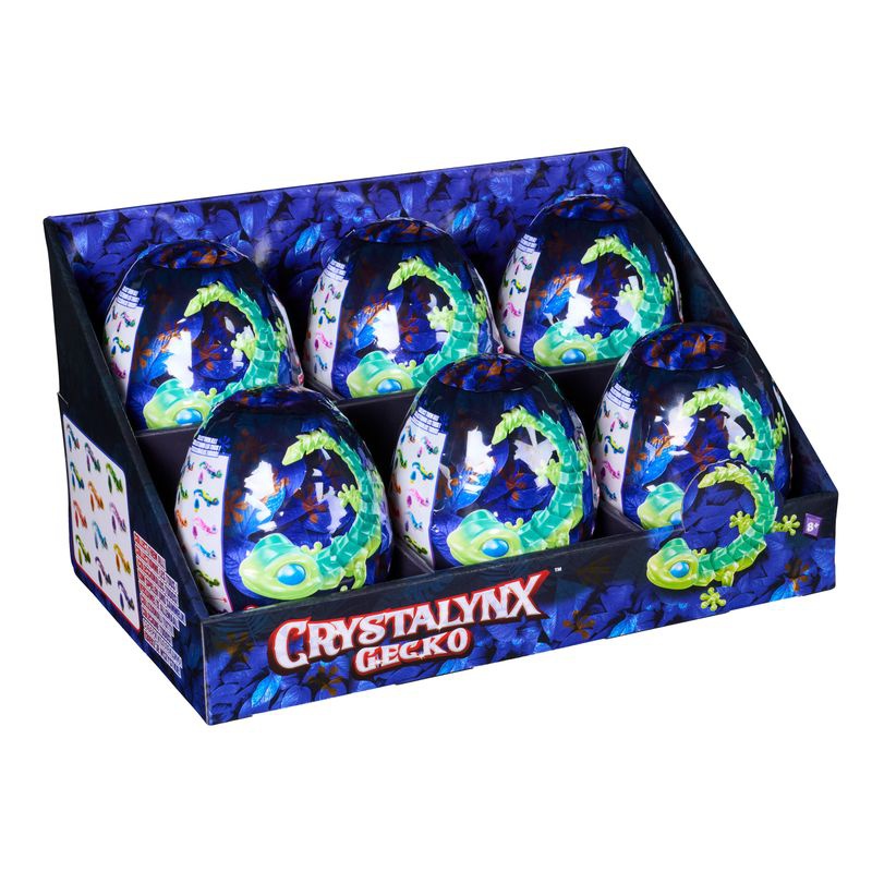 CrystaLynx Dragons upogljiv gekon 30 cm