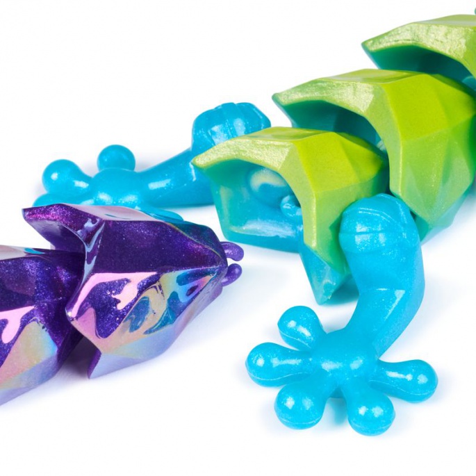 CrystaLynx Dragons upogljiv gekon 30 cm