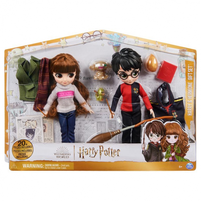Dvojno pakiranje figuric Harry Potter & Hermiona 20 cm
