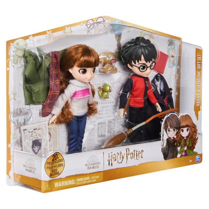 Dvojno pakiranje figuric Harry Potter & Hermiona 20 cm
