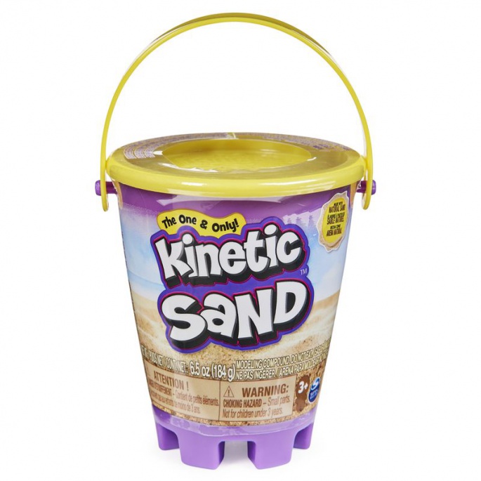 Kinetic Sand mali vedro s tekočim peskom