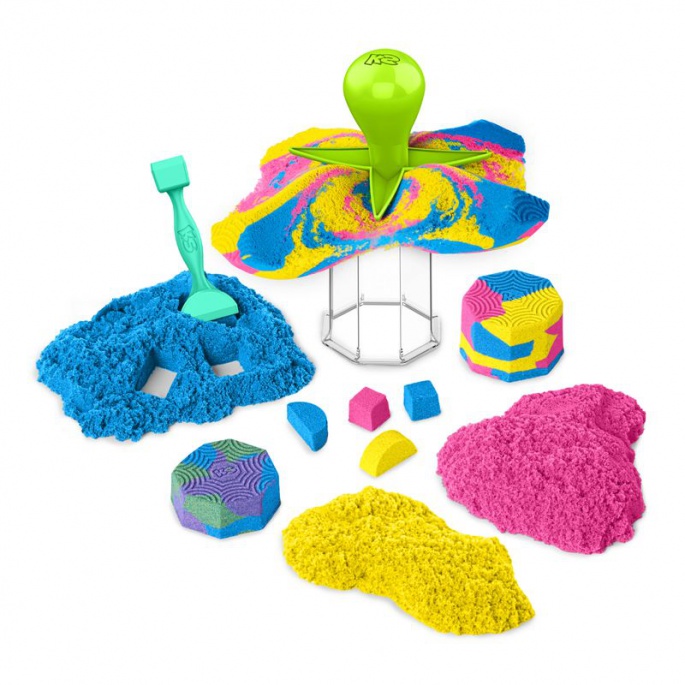 Kinetic Sand ustvarjalni komplet z lončkom