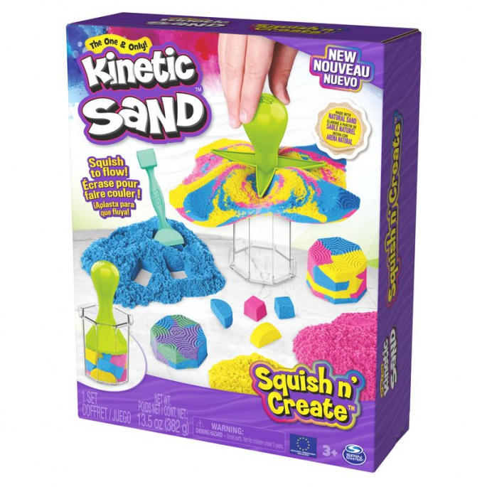 Kinetic Sand ustvarjalni komplet z lončkom