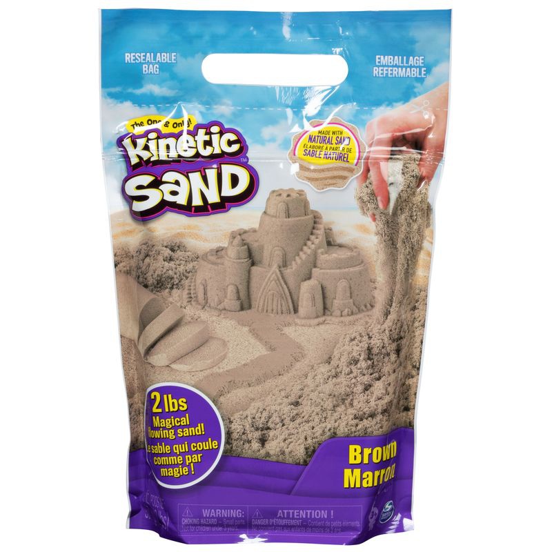 Kinetic Sand rjav pesek 0,9 kg