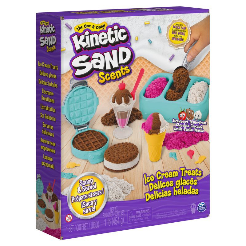 Kinetic Sand dišeča kroglica sladoleda