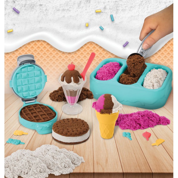 Kinetic Sand dišeča kroglica sladoleda