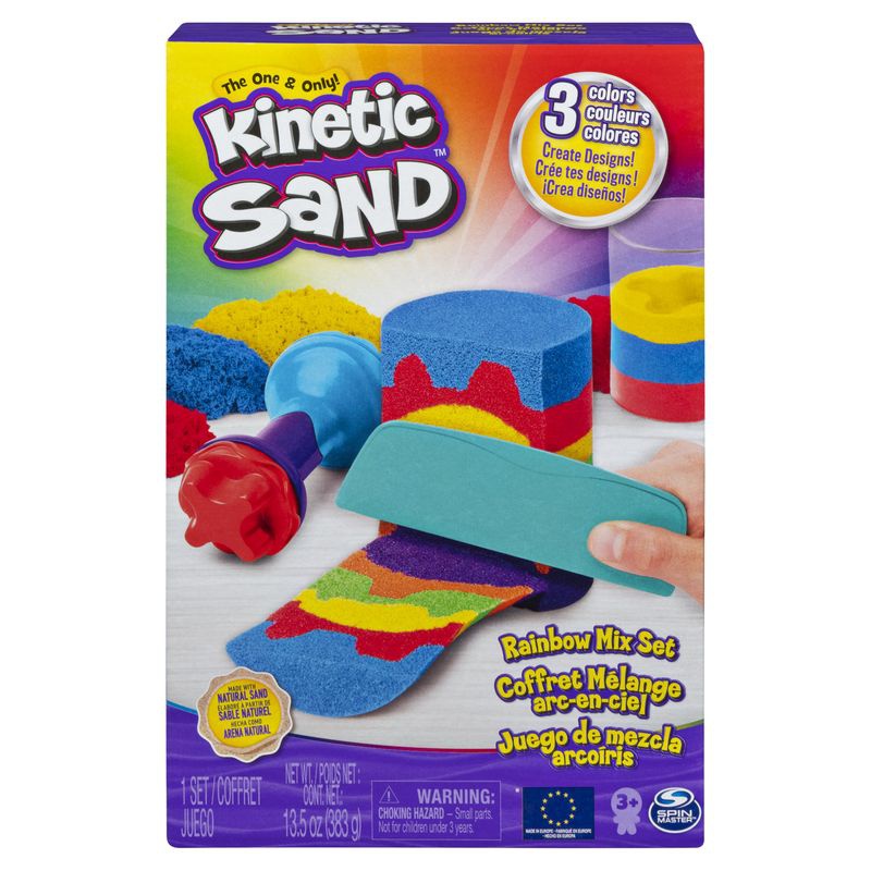 Kinetic Sand mavrični komplet za igro
