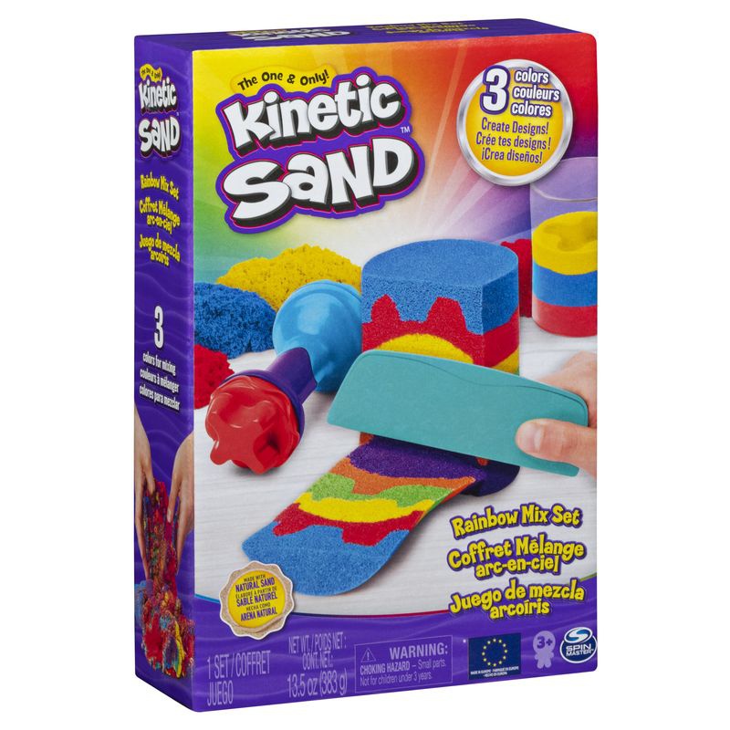 Kinetic Sand mavrični komplet za igro